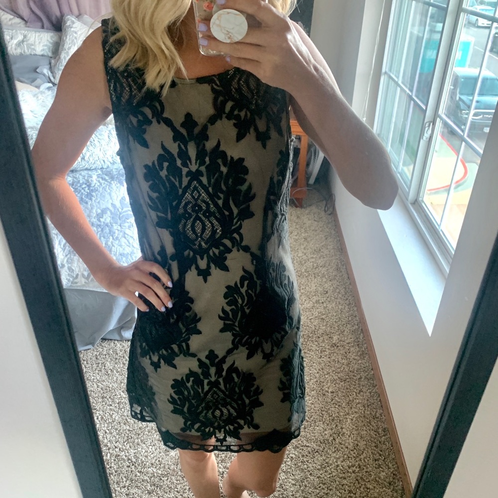 Black Damask Dress